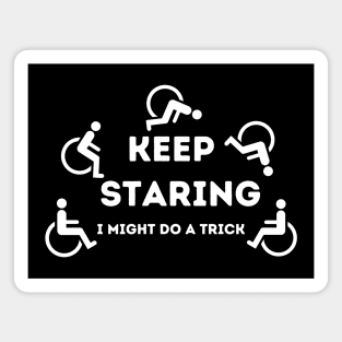 Wheelchair humor Magnet